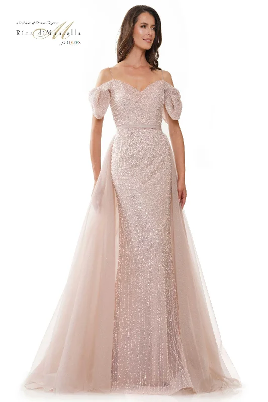 Off - the - Shoulder Women Dress for a Romantic and Feminine Look Off - the - Shoulder Women Dress for a Romantic and Feminine Look Rina Di Montella RD2942