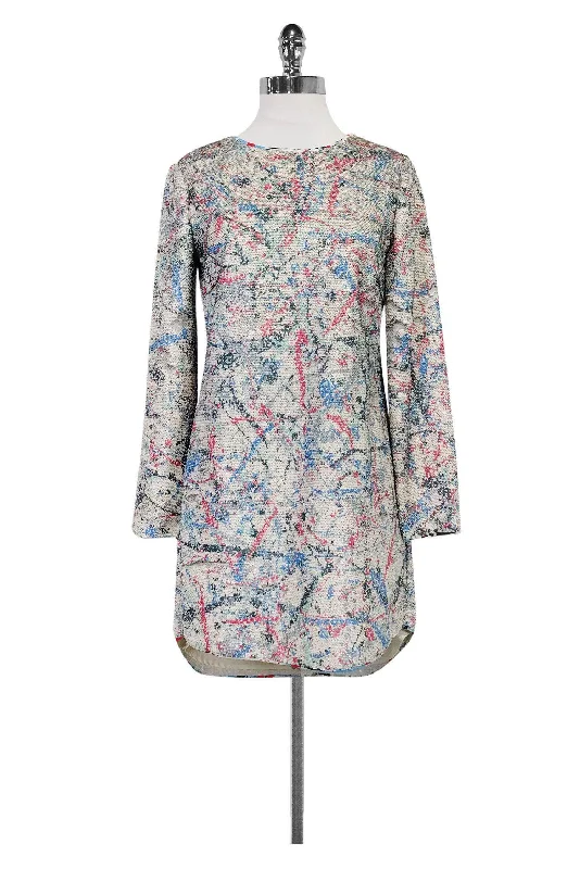 Maxi Women Dress with Floral Print for a Bohemian Vibe Maxi Women Dress with Floral Print for a Bohemian Vibe Sachin & Babi - Splatter Print Sequin Dress Sz 2