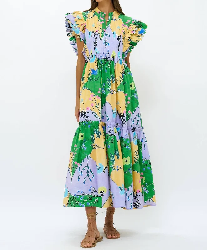 Ruffled Women Dress with Multiple Layers for a Playful and Girly Style Ruffled Women Dress with Multiple Layers for a Playful and Girly Style Scallop Pintuck Maxi In Stockholm Green Ruffled Women Dress with Multiple Layers for a Playful and Girly Style Ruffled Women Dress with Multiple Layers for a Playful and Girly Style Scallop Pintuck Maxi In Stockholm Green
