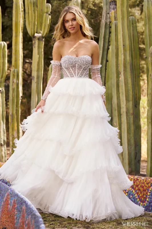 Ball Gown Women Dress with a Full Skirt for a Princess - like Look Ball Gown Women Dress with a Full Skirt for a Princess - like Look Sherri Hill 55648