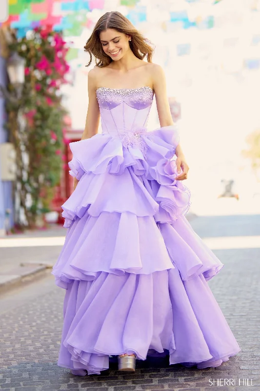 Ball Gown Women Dress with a Full Skirt for a Princess - like Look Ball Gown Women Dress with a Full Skirt for a Princess - like Look Sherri Hill 55957 Ball Gown Women Dress with a Full Skirt for a Princess - like Look Ball Gown Women Dress with a Full Skirt for a Princess - like Look Sherri Hill 55957