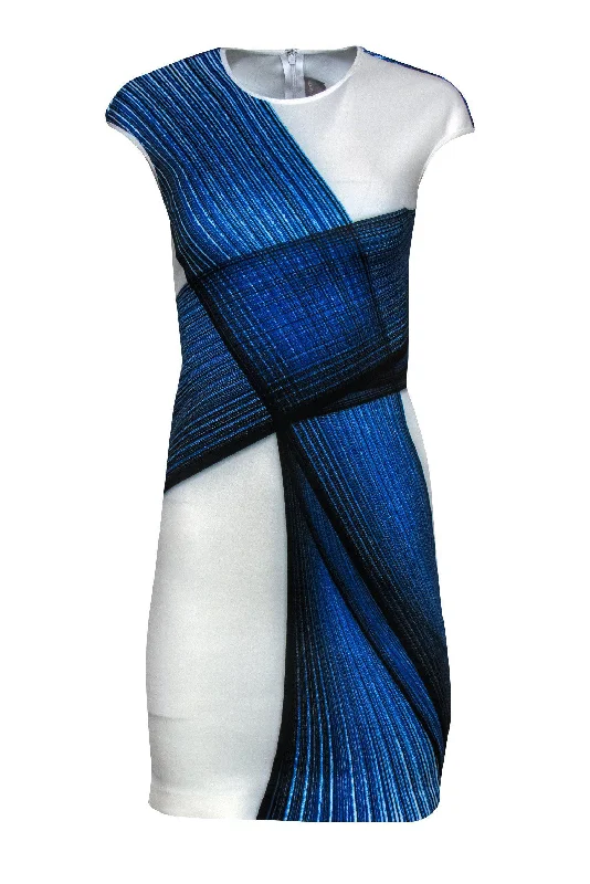 Wrap - Style Women Dress with Adjustable Fit for All Body Types Wrap - Style Women Dress with Adjustable Fit for All Body Types Clover Canyon - Blue & White Printed Sheath Dress Sz XS Wrap - Style Women Dress with Adjustable Fit for All Body Types Wrap - Style Women Dress with Adjustable Fit for All Body Types Clover Canyon - Blue & White Printed Sheath Dress Sz XS