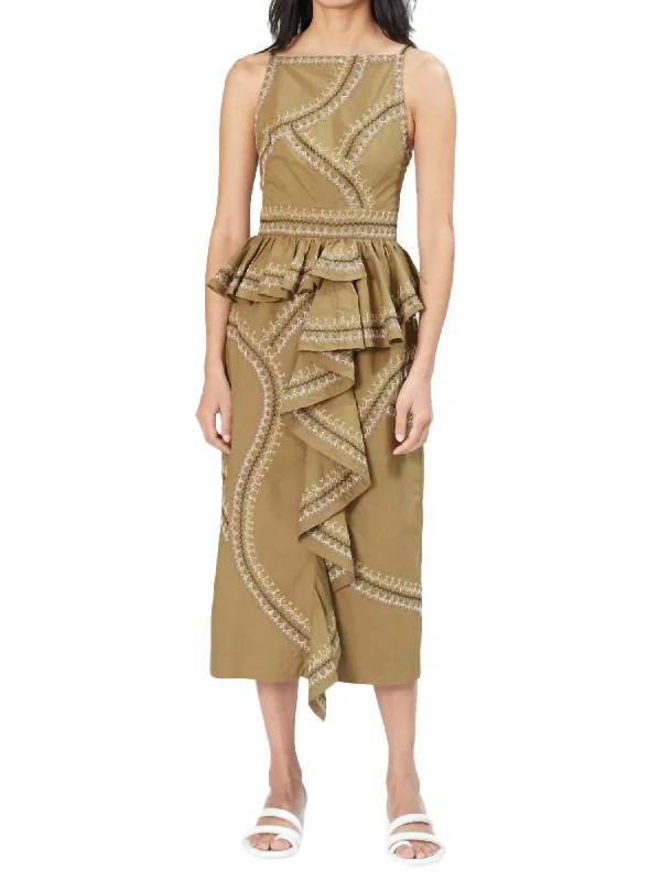 Empire Waist Women Dress to Accentuate the Bust and Conceal the Waist Empire Waist Women Dress to Accentuate the Bust and Conceal the Waist Sylvan Dress In Olive Empire Waist Women Dress to Accentuate the Bust and Conceal the Waist Empire Waist Women Dress to Accentuate the Bust and Conceal the Waist Sylvan Dress In Olive
