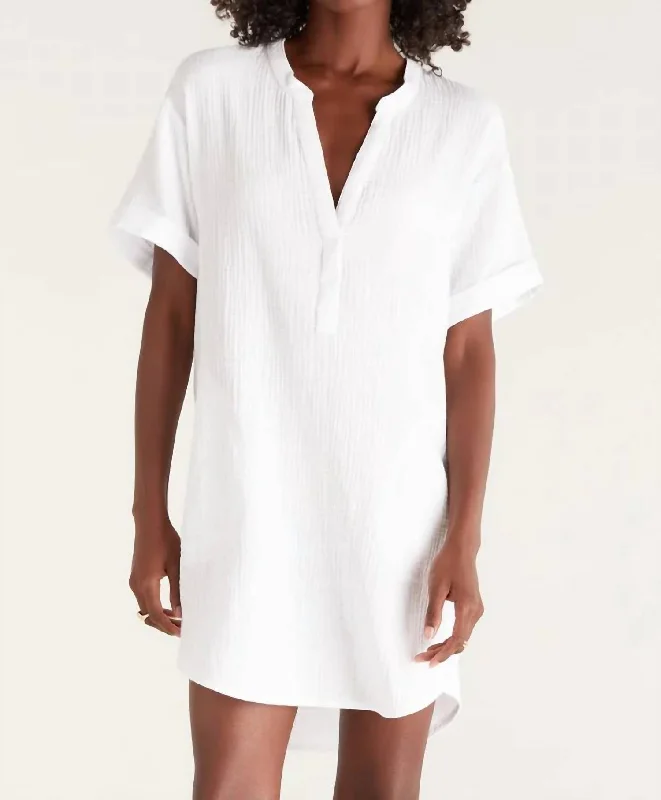 Halter Neck Women Dress to Show Off the Shoulders and Neckline Halter Neck Women Dress to Show Off the Shoulders and Neckline Talia Gauze Mini Dress In White Halter Neck Women Dress to Show Off the Shoulders and Neckline Halter Neck Women Dress to Show Off the Shoulders and Neckline Talia Gauze Mini Dress In White