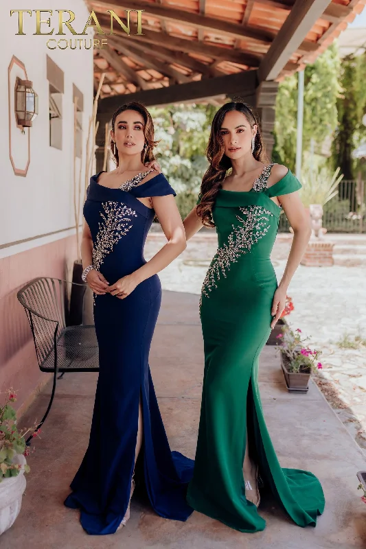 Lace - Embellished Women Dress for an Elegant and Sophisticated Appearance Lace - Embellished Women Dress for an Elegant and Sophisticated Appearance Terani Couture 232M1549