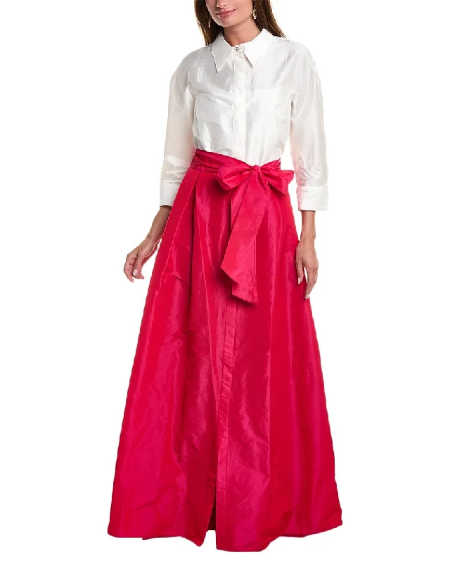 Mermaid - Style Women Dress with a Fitted Silhouette for Special Occasions Mermaid - Style Women Dress with a Fitted Silhouette for Special Occasions Teri Jon by Rickie Freeman Taffeta Shirt Gown Mermaid - Style Women Dress with a Fitted Silhouette for Special Occasions Mermaid - Style Women Dress with a Fitted Silhouette for Special Occasions Teri Jon by Rickie Freeman Taffeta Shirt Gown