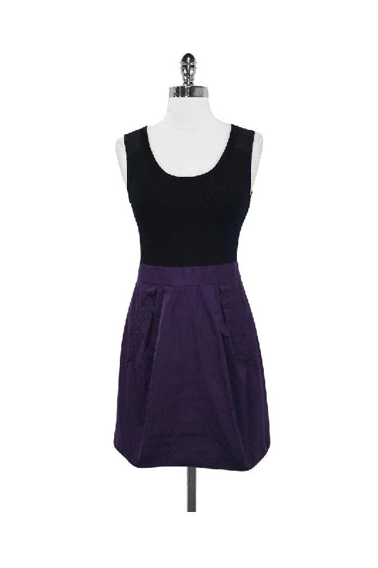 Strapless Women Dress with a Built - in Bra for Comfort and Support Strapless Women Dress with a Built - in Bra for Comfort and Support Theory - Black & Purple Wool Blend Sleeveless A-Line Dress Sz 2 Strapless Women Dress with a Built - in Bra for Comfort and Support Strapless Women Dress with a Built - in Bra for Comfort and Support Theory - Black & Purple Wool Blend Sleeveless A-Line Dress Sz 2