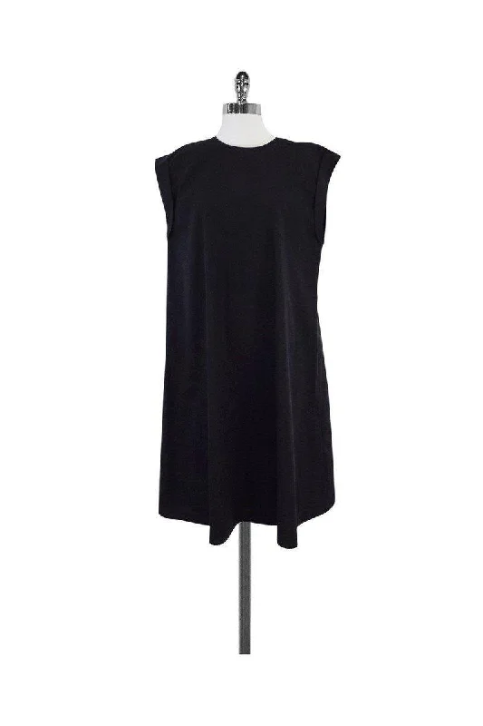 Shift Women Dress with a Simple and Classic Design for Everyday Wear Shift Women Dress with a Simple and Classic Design for Everyday Wear Tia Cibani - Black Cotton Shift Dress Sz 8