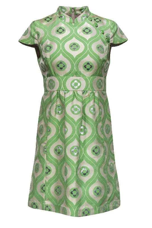 Ball Gown Women Dress with a Full Skirt for a Princess - like Look Ball Gown Women Dress with a Full Skirt for a Princess - like Look Tibi - Green Floral Brocade Dress w/ Buttons Sz 4 Ball Gown Women Dress with a Full Skirt for a Princess - like Look Ball Gown Women Dress with a Full Skirt for a Princess - like Look Tibi - Green Floral Brocade Dress w/ Buttons Sz 4