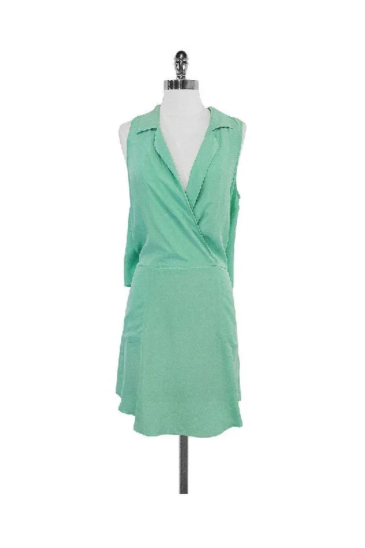 Off - the - Shoulder Women Dress for a Romantic and Feminine Look Off - the - Shoulder Women Dress for a Romantic and Feminine Look Tracy Reese - Runway Silk Surplice Shirtdress in Beach Glass Sz S Off - the - Shoulder Women Dress for a Romantic and Feminine Look Off - the - Shoulder Women Dress for a Romantic and Feminine Look Tracy Reese - Runway Silk Surplice Shirtdress in Beach Glass Sz S