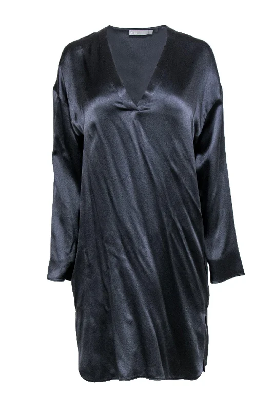 Lace - Embellished Women Dress for an Elegant and Sophisticated Appearance Lace - Embellished Women Dress for an Elegant and Sophisticated Appearance Vince - Slate Blue Long Sleeve Silk Shift Dress Sz M Lace - Embellished Women Dress for an Elegant and Sophisticated Appearance Lace - Embellished Women Dress for an Elegant and Sophisticated Appearance Vince - Slate Blue Long Sleeve Silk Shift Dress Sz M