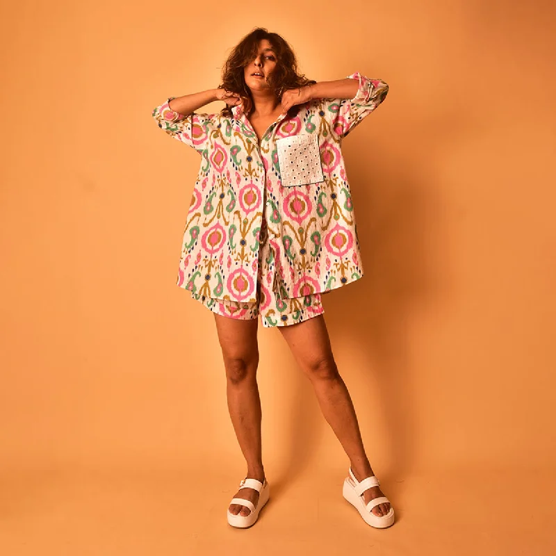 Empire Waist Women Dress to Accentuate the Bust and Conceal the Waist Empire Waist Women Dress to Accentuate the Bust and Conceal the Waist Cotton Co-Ord Set for Women | Shirt & Shorts | Multicolour Empire Waist Women Dress to Accentuate the Bust and Conceal the Waist Empire Waist Women Dress to Accentuate the Bust and Conceal the Waist Cotton Co-Ord Set for Women | Shirt & Shorts | Multicolour