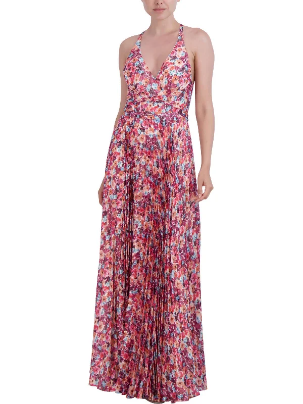 Strapless Women Dress with a Built - in Bra for Comfort and Support Strapless Women Dress with a Built - in Bra for Comfort and Support Womens Chiffon Floral Maxi Dress