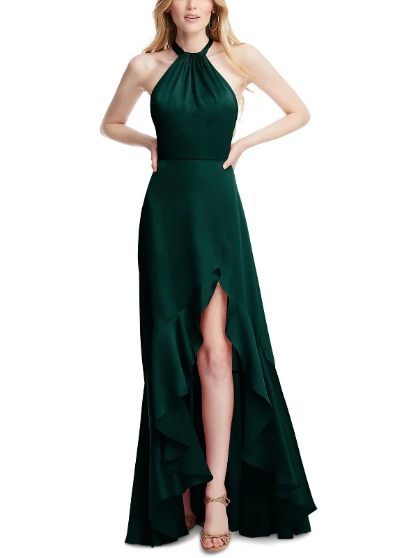 Mermaid - Style Women Dress with a Fitted Silhouette for Special Occasions Mermaid - Style Women Dress with a Fitted Silhouette for Special Occasions Womens Slit Polyester Halter Dress Mermaid - Style Women Dress with a Fitted Silhouette for Special Occasions Mermaid - Style Women Dress with a Fitted Silhouette for Special Occasions Womens Slit Polyester Halter Dress