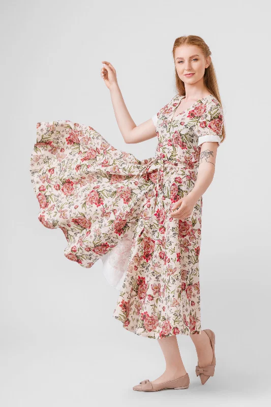 Mini Women Dress with a Short Hem for a Young and Trendy Style Mini Women Dress with a Short Hem for a Young and Trendy Style Wrap Dress, Short Sleeve, Rosy Dream Mini Women Dress with a Short Hem for a Young and Trendy Style Mini Women Dress with a Short Hem for a Young and Trendy Style Wrap Dress, Short Sleeve, Rosy Dream