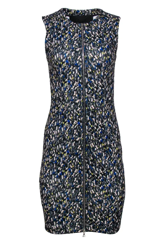 Mermaid - Style Women Dress with a Fitted Silhouette for Special Occasions Mermaid - Style Women Dress with a Fitted Silhouette for Special Occasions Yigal Azrouel - Speckled Multi Print Zippered Sheath Dress Sz S Mermaid - Style Women Dress with a Fitted Silhouette for Special Occasions Mermaid - Style Women Dress with a Fitted Silhouette for Special Occasions Yigal Azrouel - Speckled Multi Print Zippered Sheath Dress Sz S