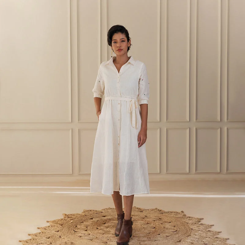 Strapless Women Dress with a Built - in Bra for Comfort and Support Strapless Women Dress with a Built - in Bra for Comfort and Support Dress for Women | Linen Dress with Waist Belt | Off-White Strapless Women Dress with a Built - in Bra for Comfort and Support Strapless Women Dress with a Built - in Bra for Comfort and Support Dress for Women | Linen Dress with Waist Belt | Off-White